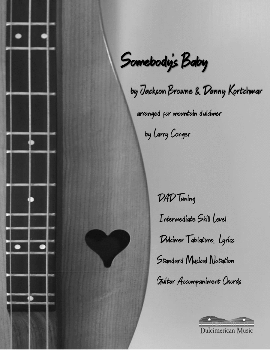 Somebody's Baby Dulcimer scores gallery preview page 1