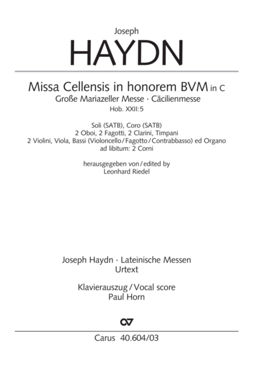 Grosse Mariazeller Messe in C 4-Part scores gallery preview page 2