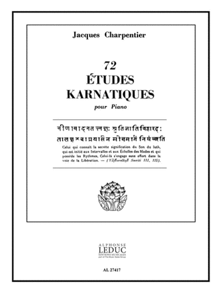 72 Etudes Karnatiques - 9e Cycle (piano Solo)