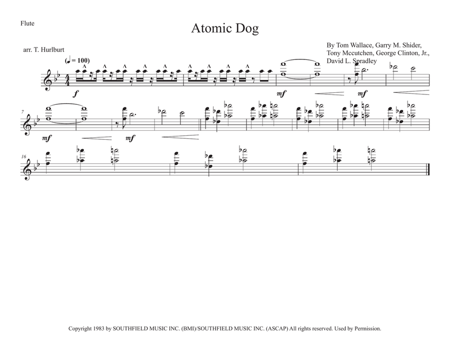 Atomic Dog Marching Band scores gallery preview page 3