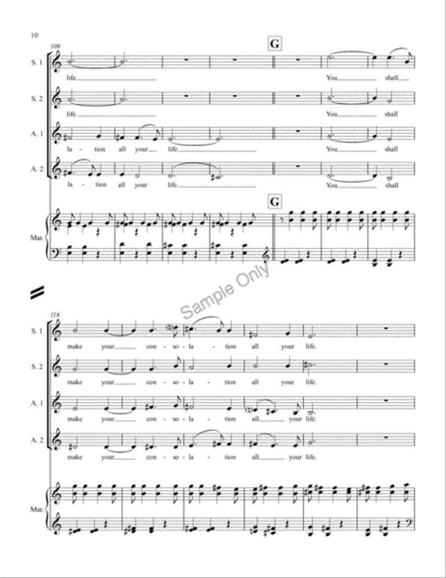 Lullaby Lullaby SSAA scores gallery preview page 10
