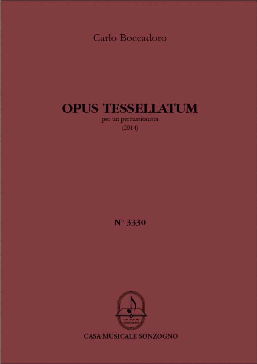 Opus tessellatum Percussion scores gallery preview page 1