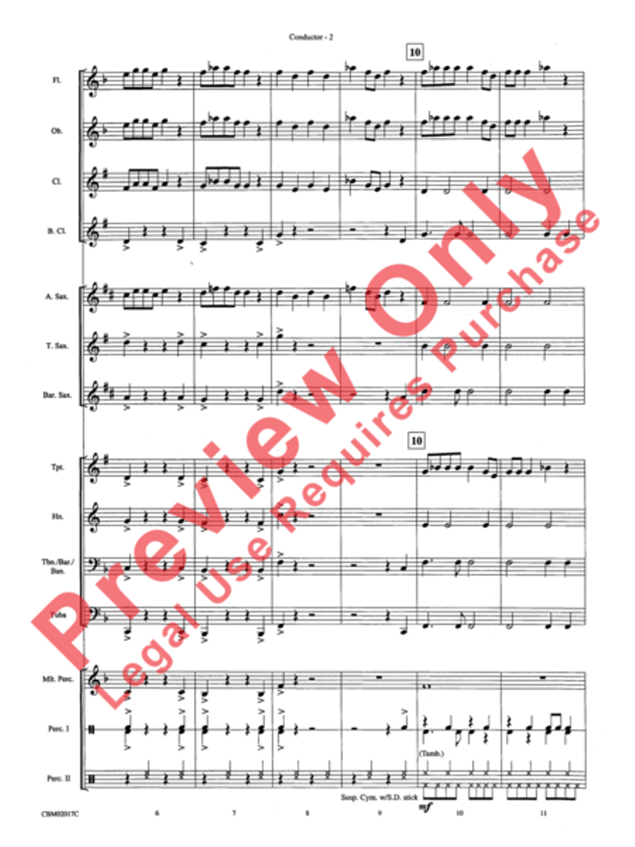 Great Balls of Fire Great Balls of Fire Concert Band scores gallery preview page 4