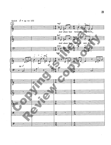 Getting to Heaven (Full Score & Parts)