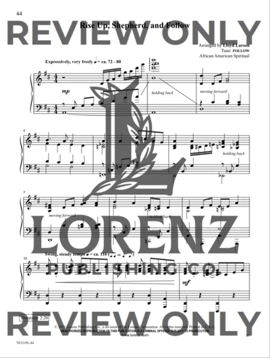 Rejoice, the King Is Born! Piano Solo scores gallery preview page 17