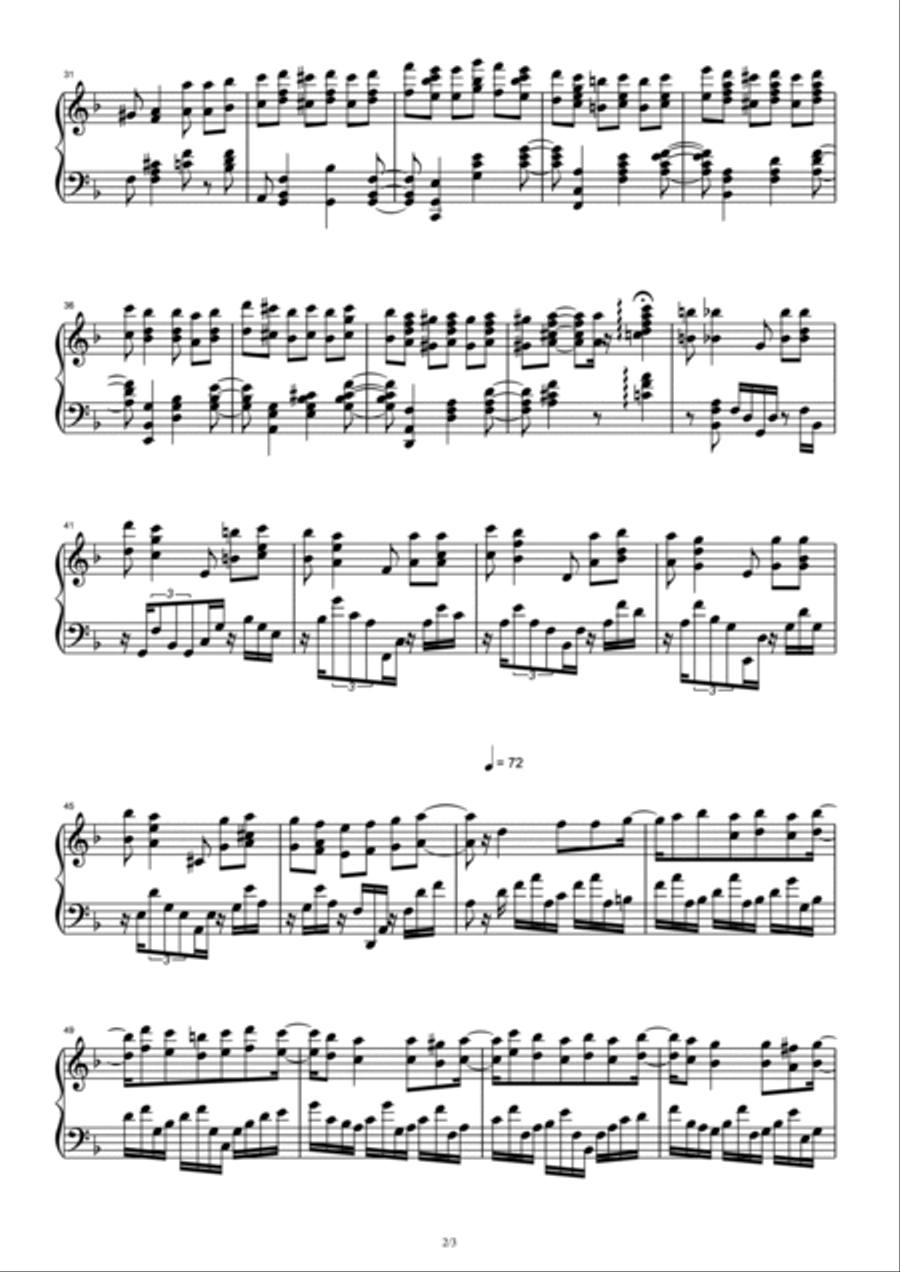 Hier Encore Piano Solo scores gallery preview page 2