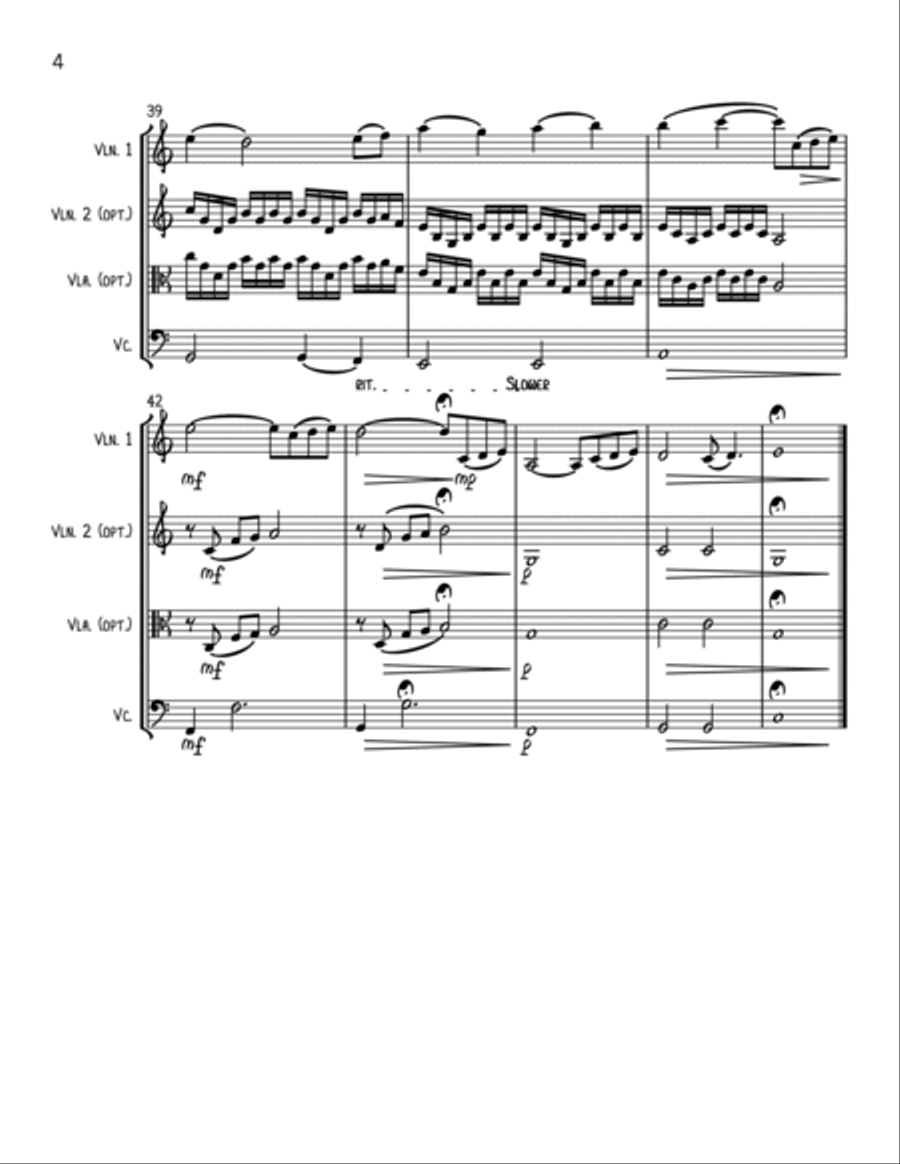 Portuguese Love Theme Portuguese Love Theme String Trio scores gallery preview page 4