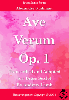 Alexandre Guilmant | Ave Verum (arr. for Brass Sextet)