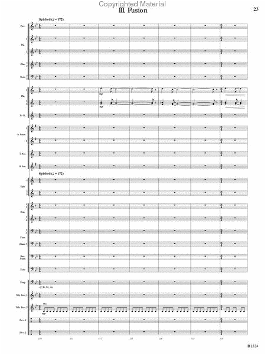 Fusion Concert Band scores gallery preview page 22