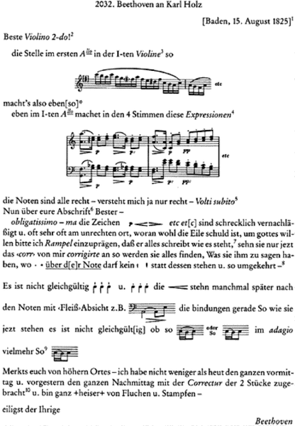 Beethoven Correspondence - Volume 6: 1825-1827