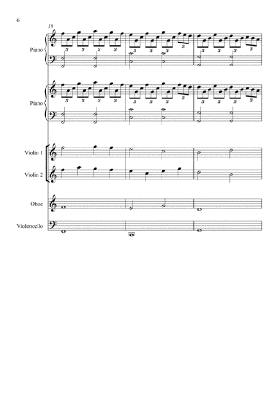 Elegance (by N.Félix) Elegance (by N.Félix) Small Ensemble scores gallery preview page 6