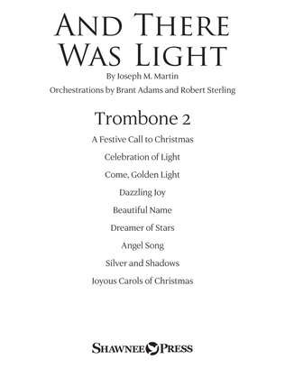 Book cover for And There Was Light - Trombone 2