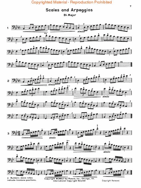 Rubank Advanced Method – Trombone or Baritone, Vol. 1