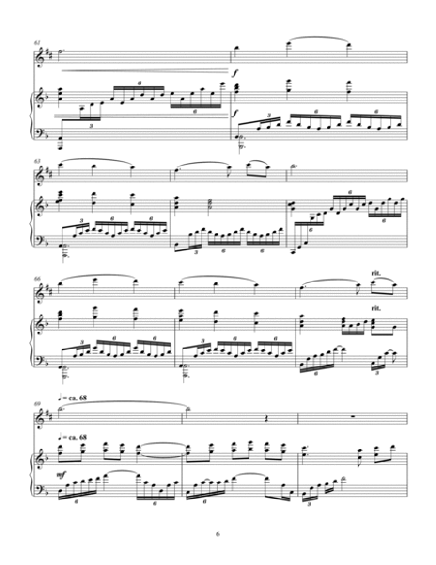 Korean Folk Song - Eommaya, Nunaya (Dear Mom, Dear Sister) Version 1 Alto Saxophone scores gallery preview page 6