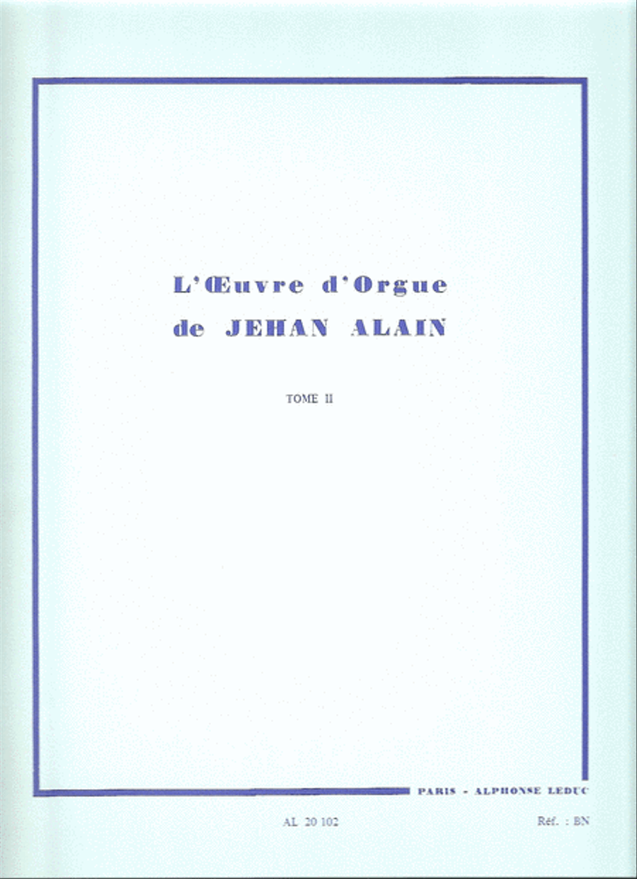 L'oeuvre D'orgue – Tome 2 Organ scores gallery preview page 1