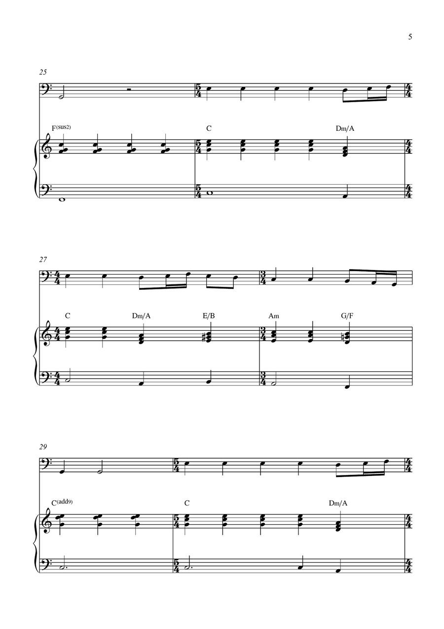 Breath Of Heaven (Mary's Song) Bassoon scores gallery preview page 5