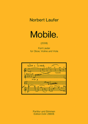 Mobile. (2008) -Fünf Lieder für Oboe, Violine und Viola-