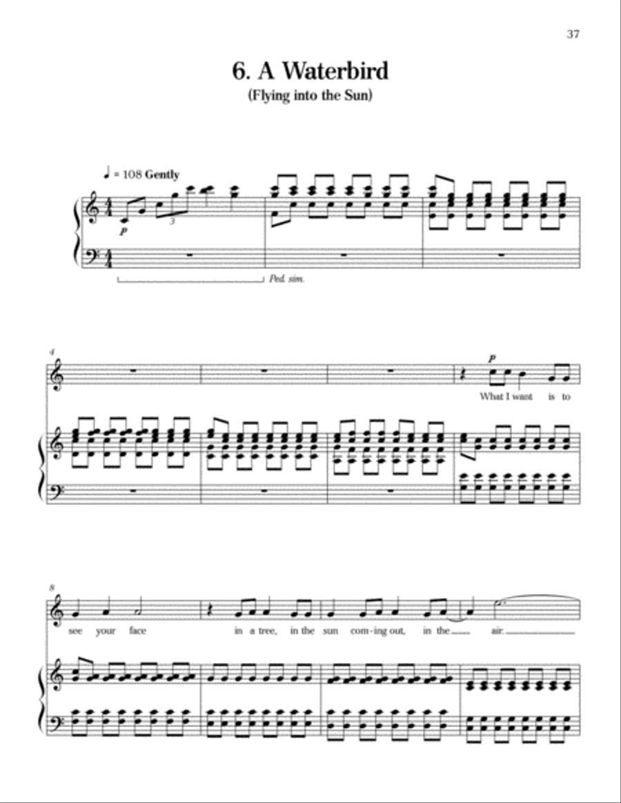 A Waterbird A Waterbird High Voice scores gallery preview page 1