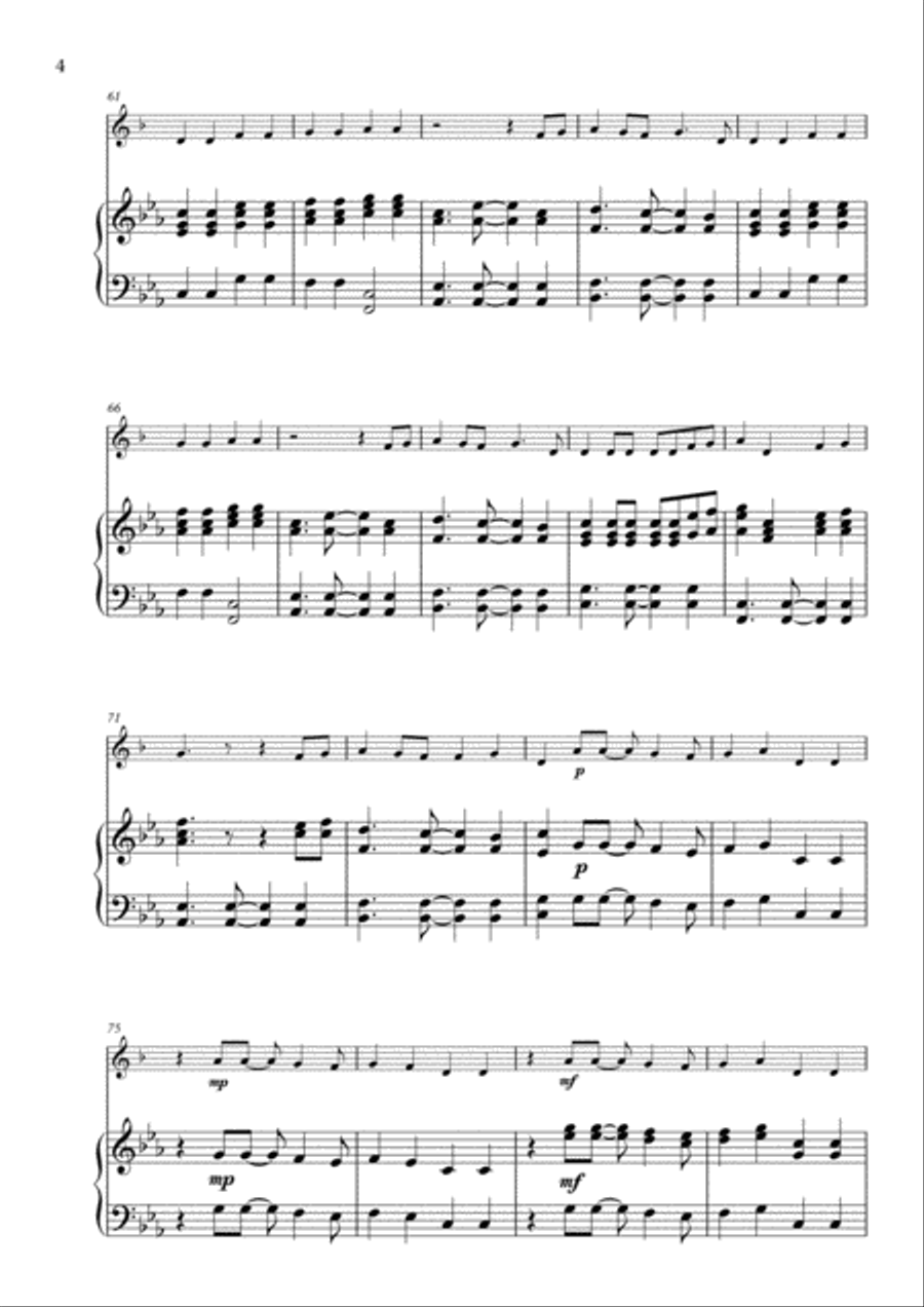 Shape Of You Baritone Horn TC scores gallery preview page 4