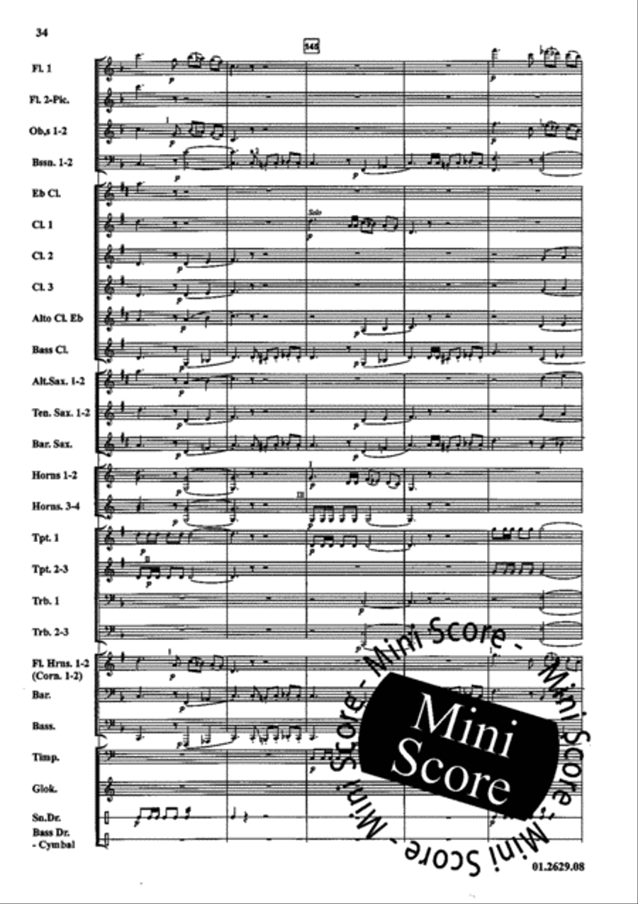 Musica Para Banda Musica Para Banda Concert Band scores gallery preview page 38