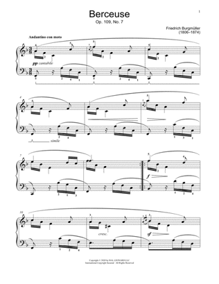 Lullaby, Op. 109, No. 7