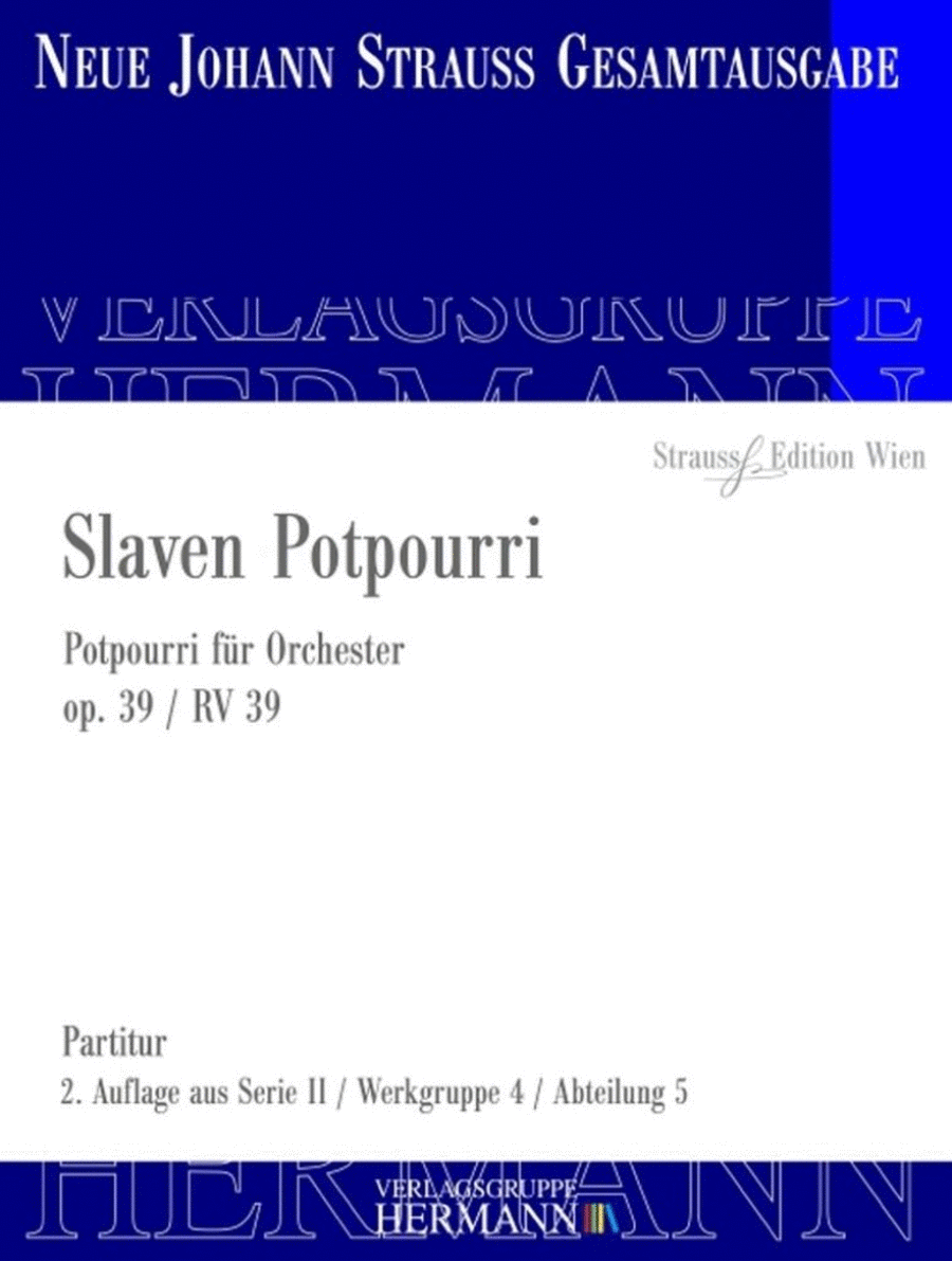 Slaven Potpourri Op. 39 RV 39 Orchestra scores gallery preview page 1