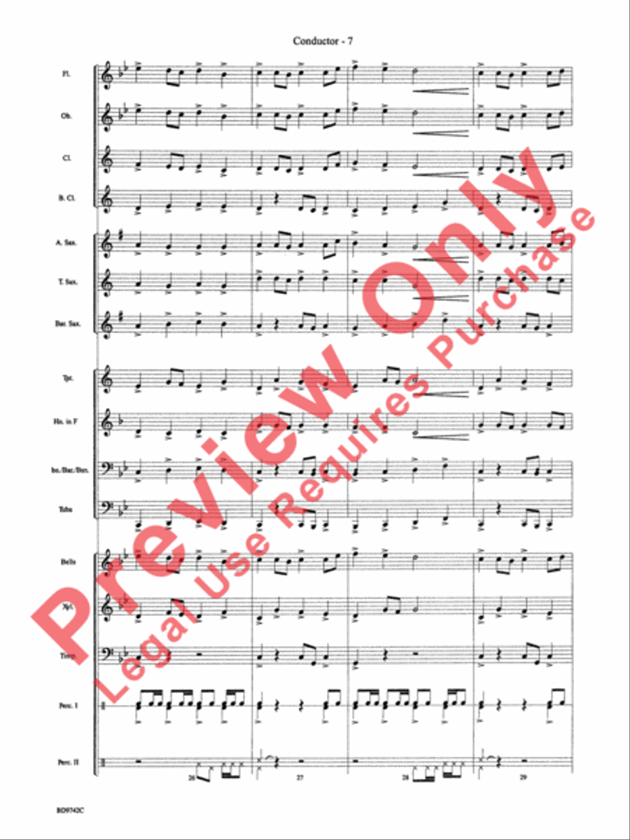 Mystic Legacy Mystic Legacy Concert Band scores gallery preview page 10