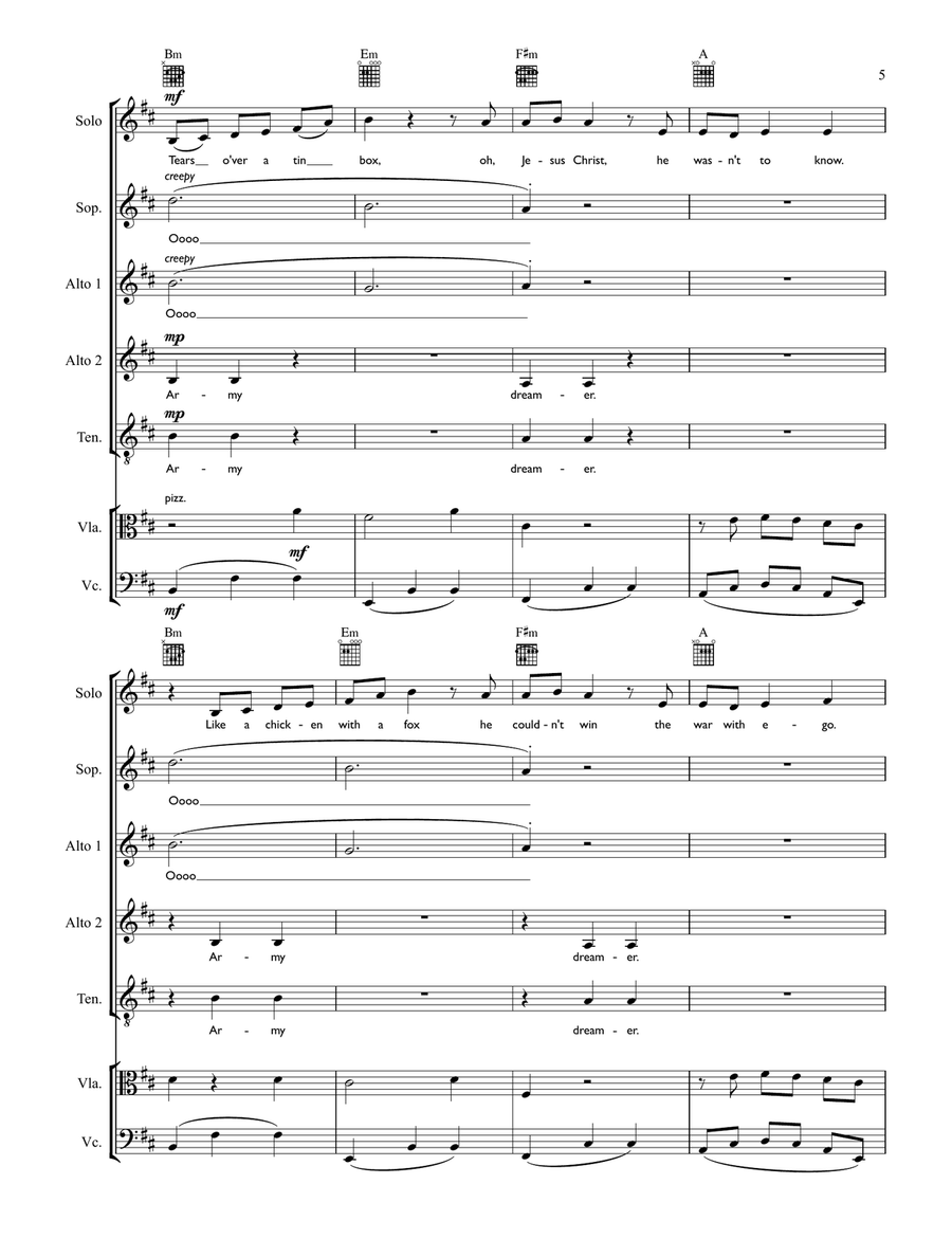 Army Dreamers Large Ensemble scores gallery preview page 5