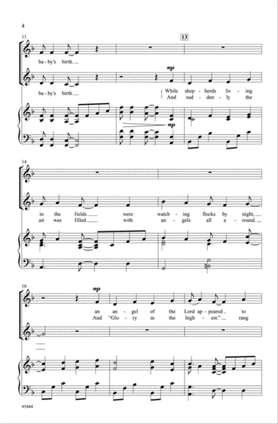 Sing with the Angels Sing with the Angels Choir scores gallery preview page 3
