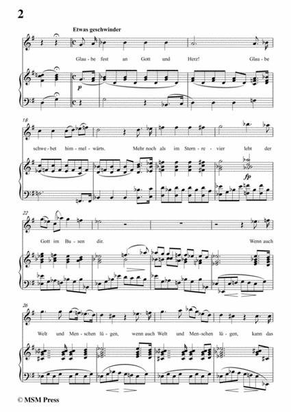 Schubert-Glaube,Hoffnung und Liebe,Op.97,in G Major,for Voice&Piano image number null
