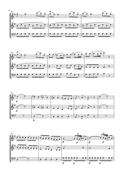 Eine Kleine Nachtmusik for Flute, Oboe and Trombone image number null