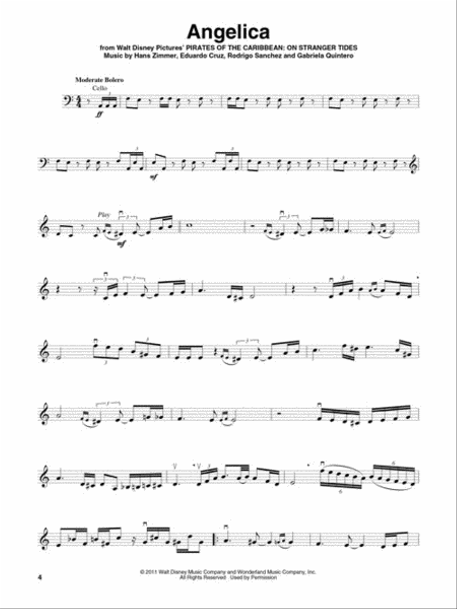 Pirates of the Caribbean Violin Solo scores gallery preview page 2