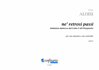Book cover for Gaia Aloisi: ne' retrosi passi (ES-23-040)