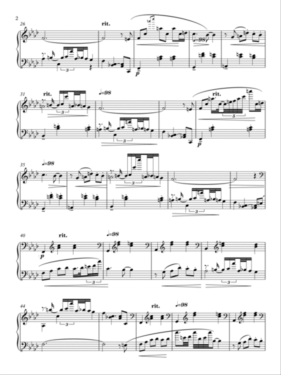 Vals i trendafilave Vals i trendafilave Piano Solo scores gallery preview page 2