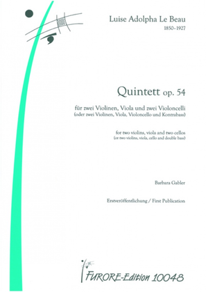 Book cover for Streichquintett op. 54