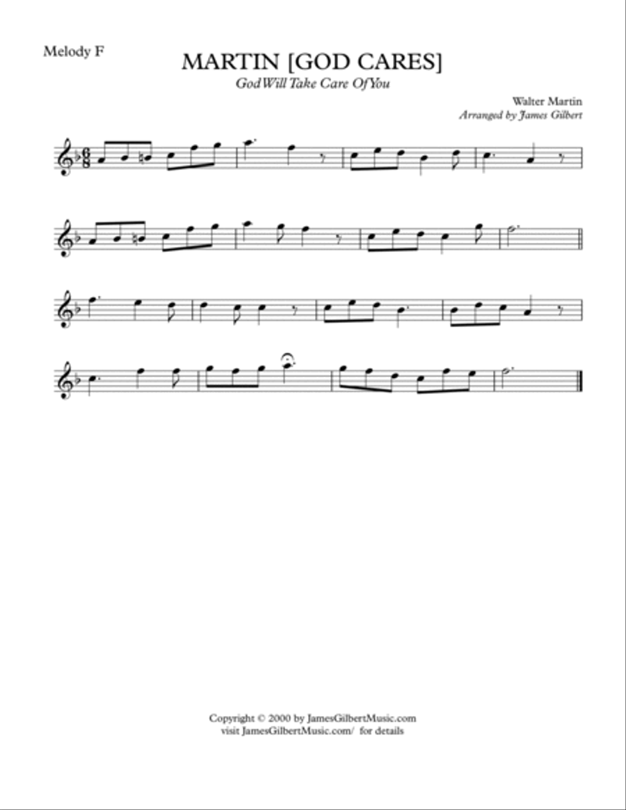MARTIN (GOD CARES) Small Ensemble scores gallery preview page 5