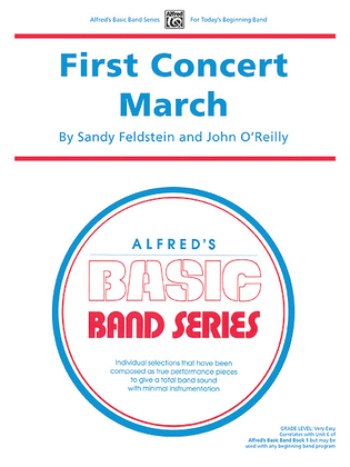 Book cover for First Concert March
