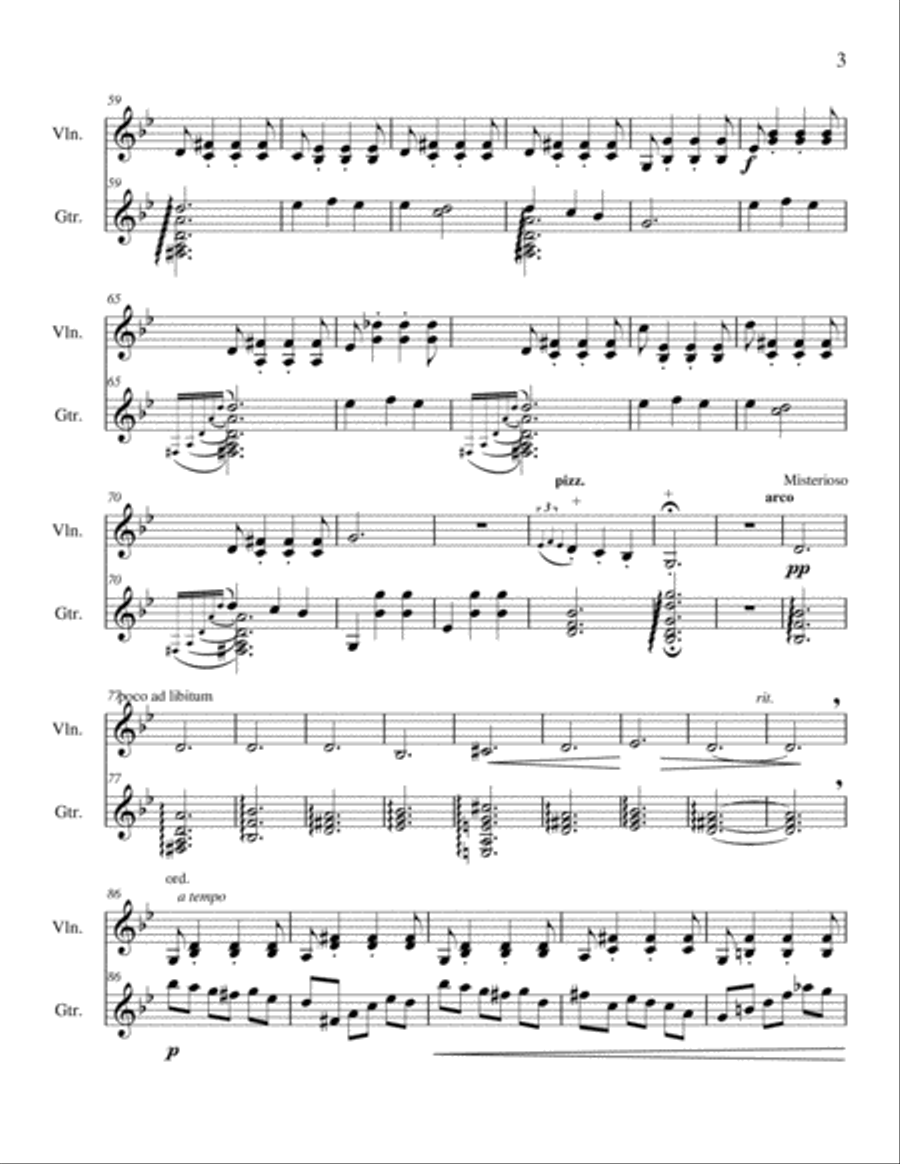 Lamentable Waltz Set of Parts scores gallery preview page 3