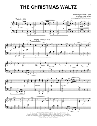The Christmas Waltz [Classical version] (arr. Phillip Keveren)