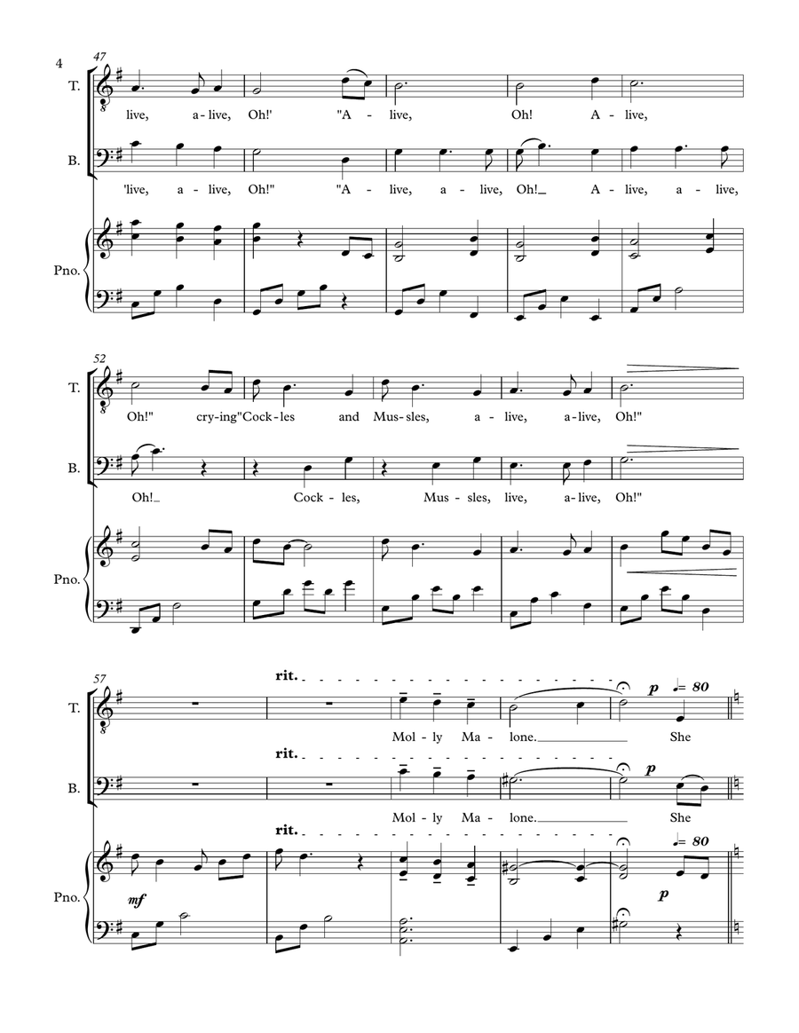 In Dublin's Fair City In Dublin's Fair City Small Ensemble scores gallery preview page 4