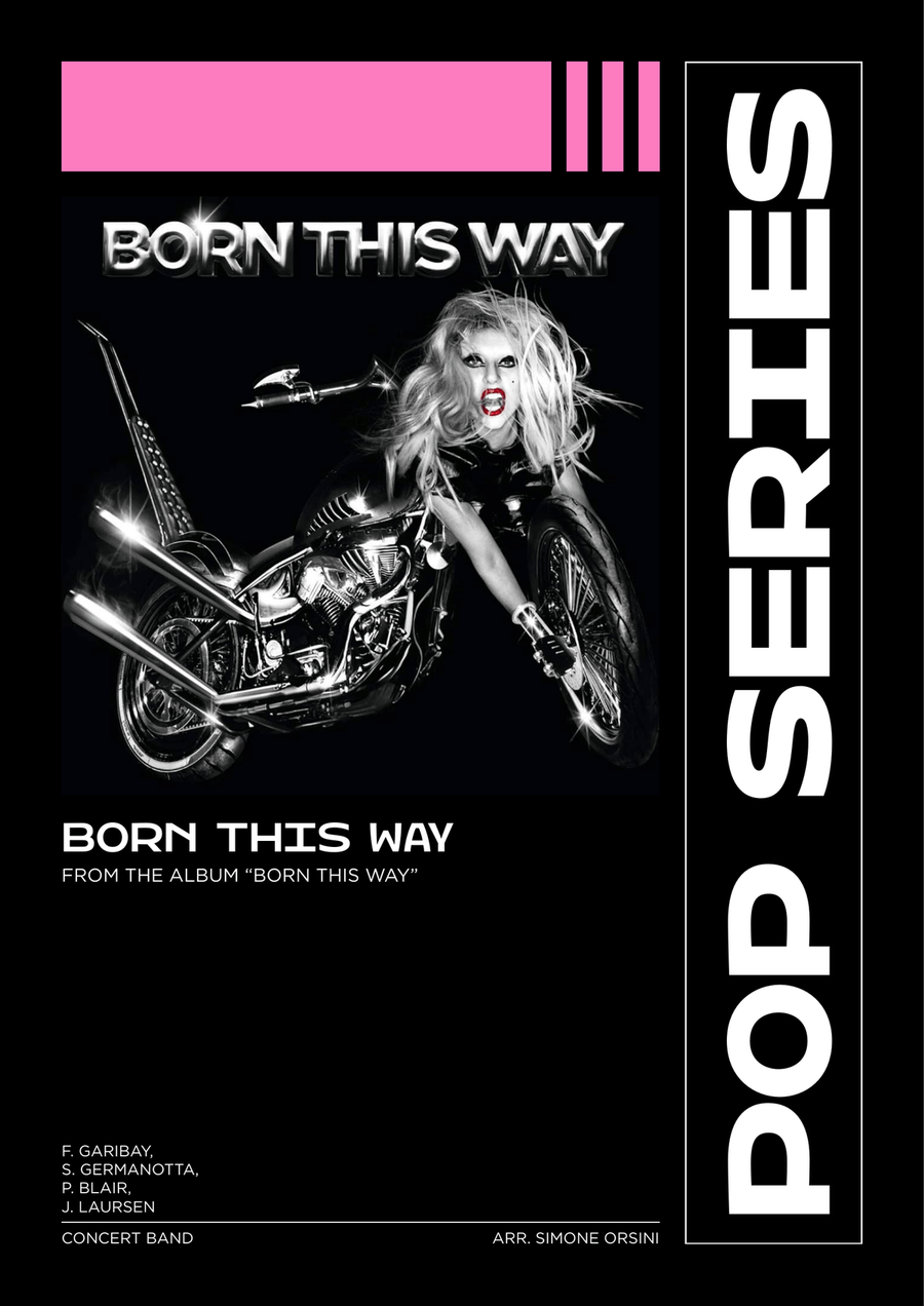 Born This Way Concert Band scores gallery preview page 1