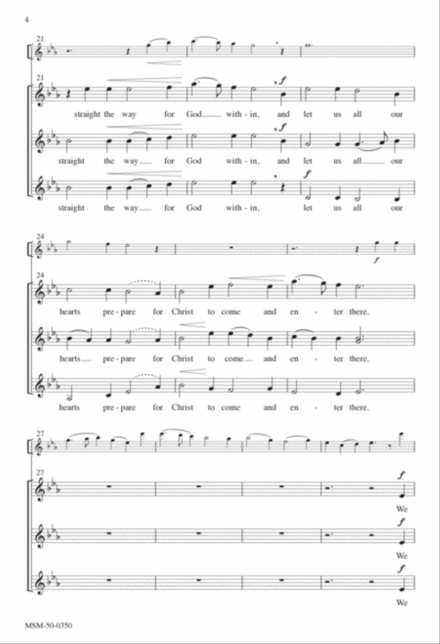 On Jordan's Bank the Baptist's Cry SSA scores gallery preview page 4
