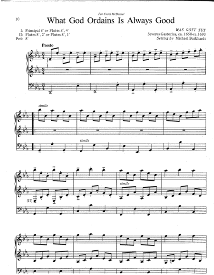 Six General Hymn Improvisations, Set 1 Organ scores gallery preview page 4