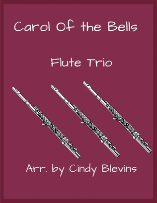 Book cover for Carol of the Bells, Flute Trio