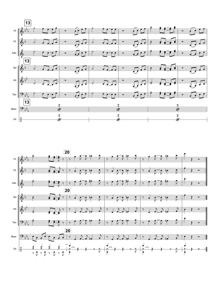 I Can't Turn You Loose Jazz Ensemble scores gallery preview page 2