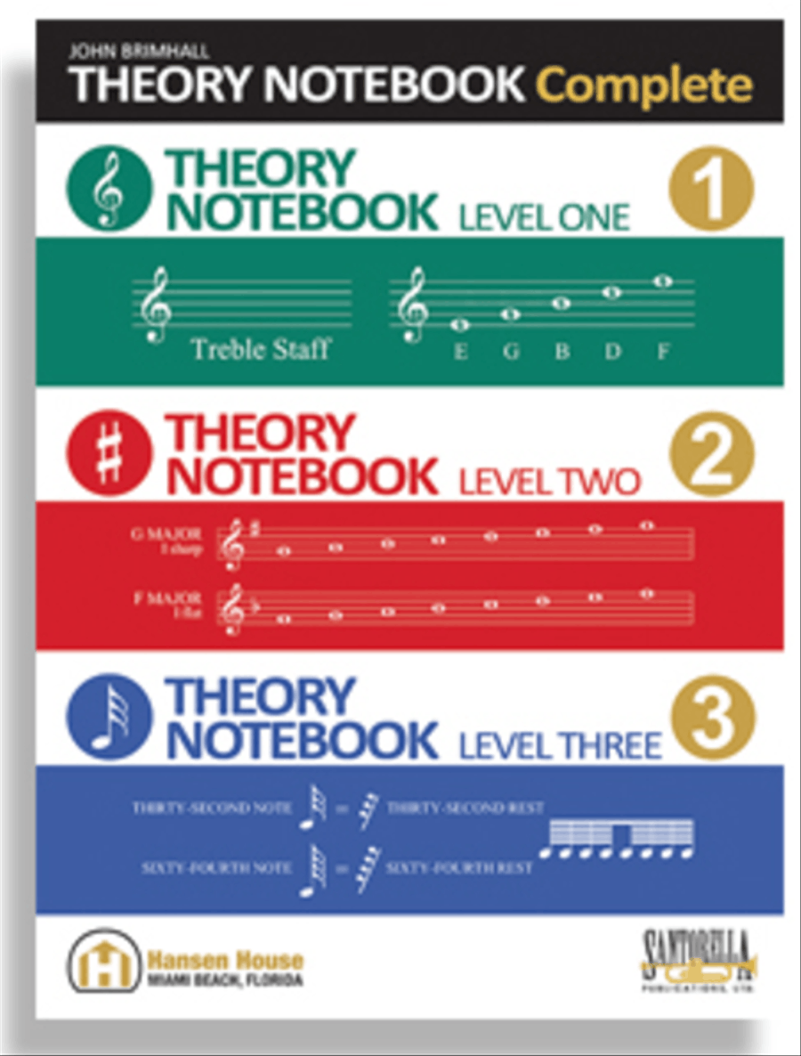 Theory Notebook Complete Piano Method scores gallery preview page 1