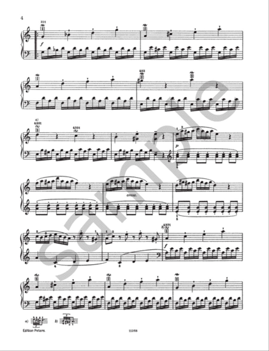 Six Easy Divertimentos for Piano Hob. XVI:1, 3, 4, 7-9 Piano scores gallery preview page 4