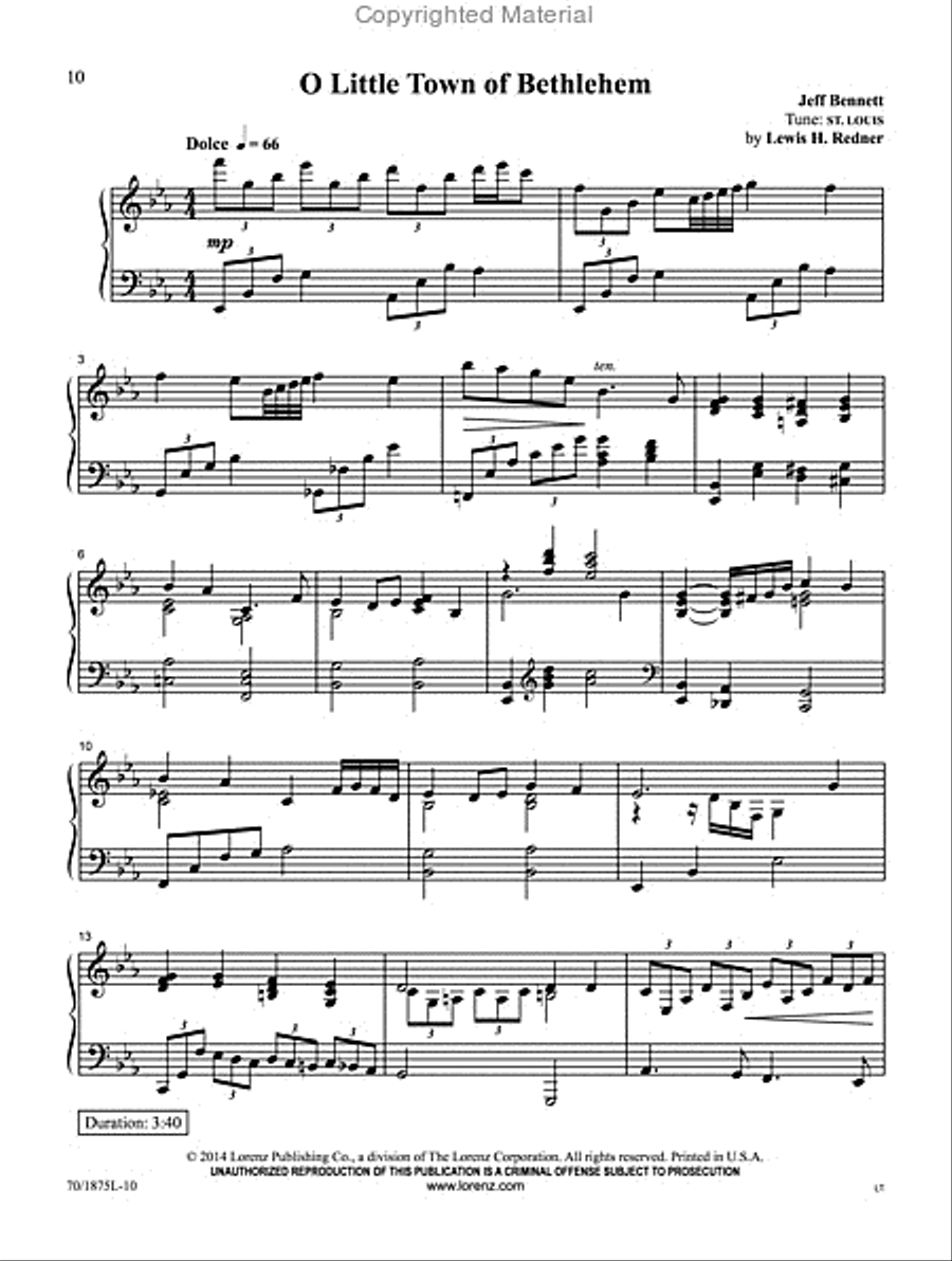 Tell Me the Story of Jesus Piano Solo scores gallery preview page 4