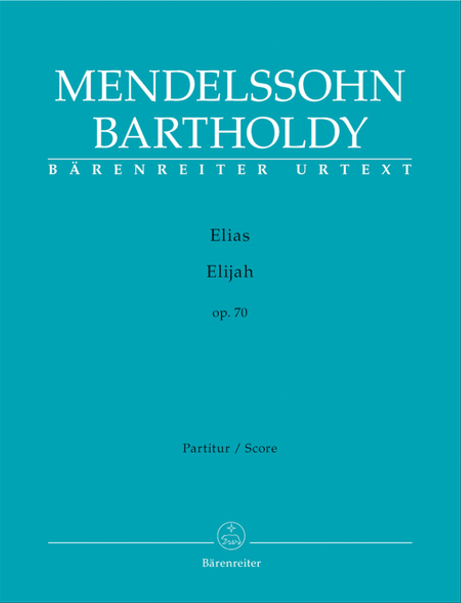 Book cover for Elijah, op. 70