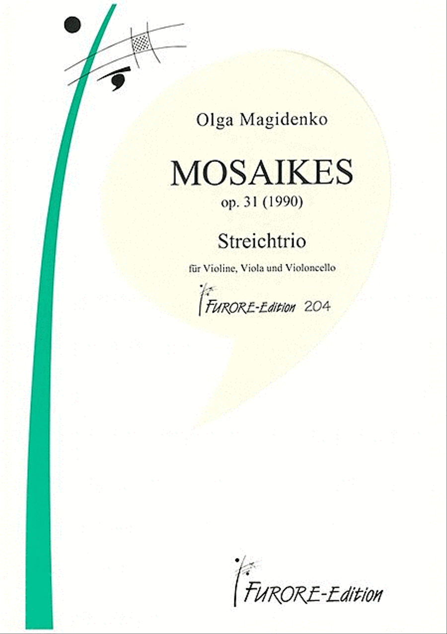 Mosaikes op. 31 Mosaikes op. 31 String Trio scores gallery preview page 1